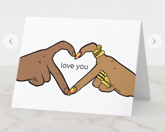"I love you" Greeting Card
