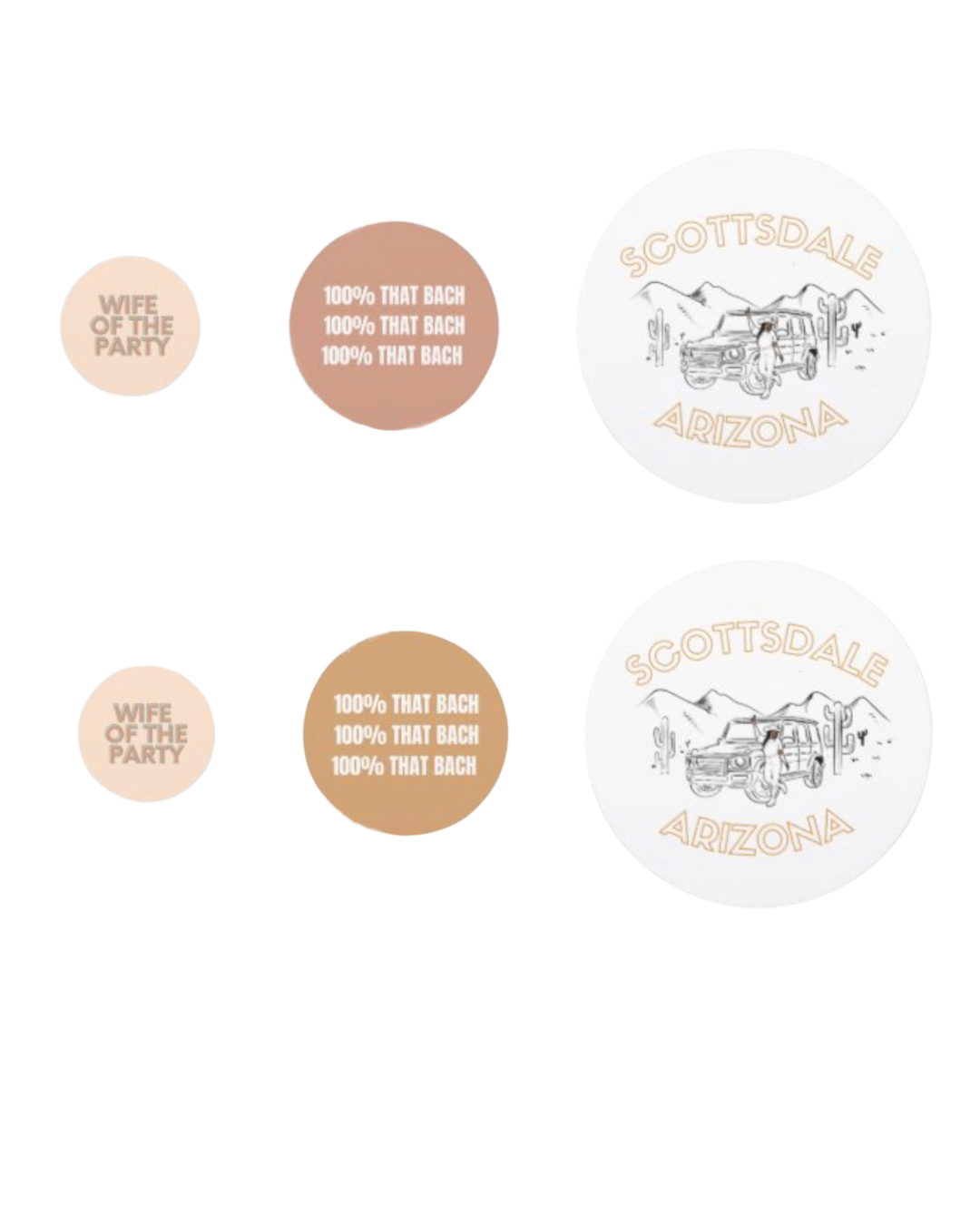 Scottsdale "Wife of the Party" Confetti