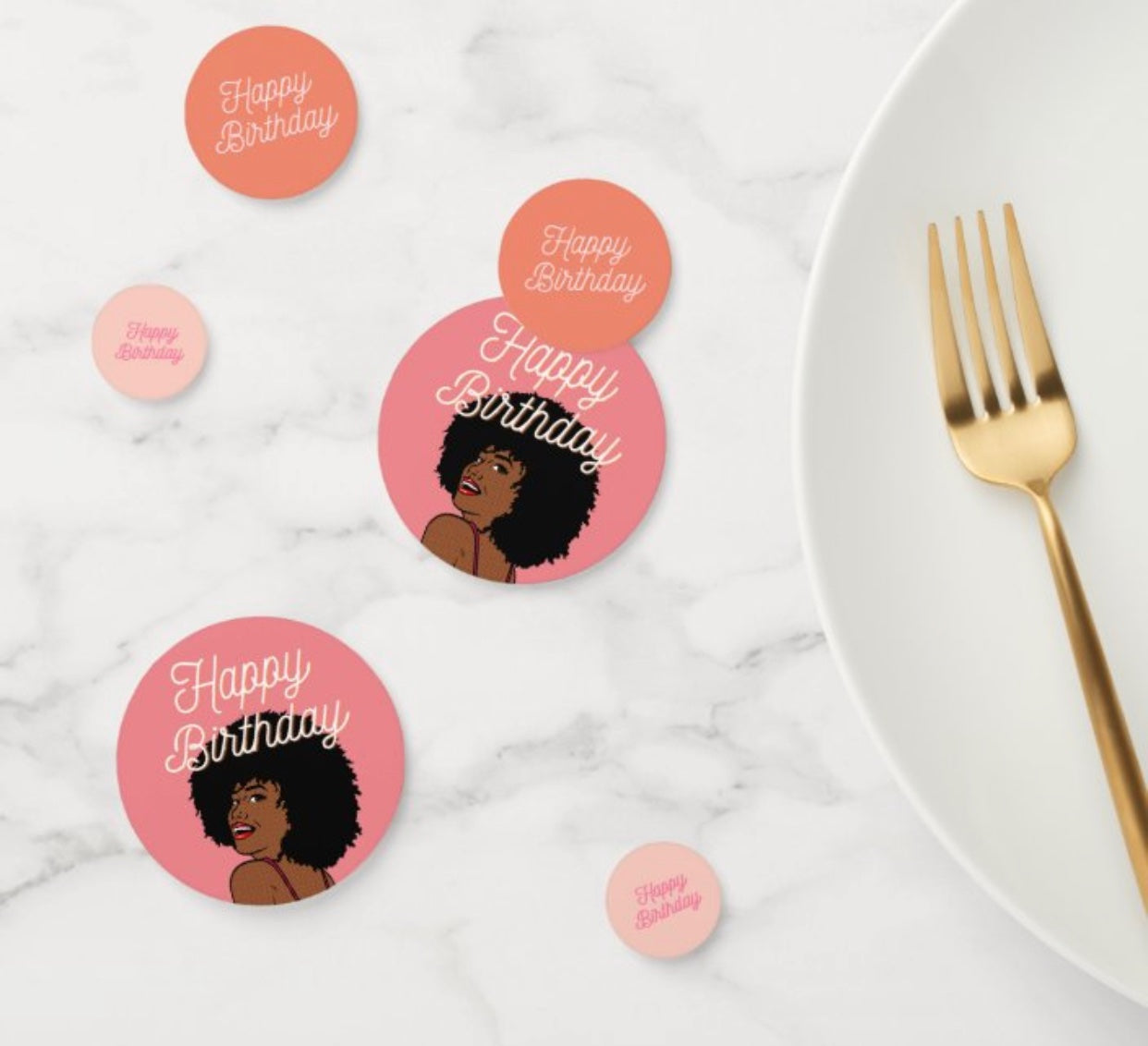 "Happy Birthday" Confetti