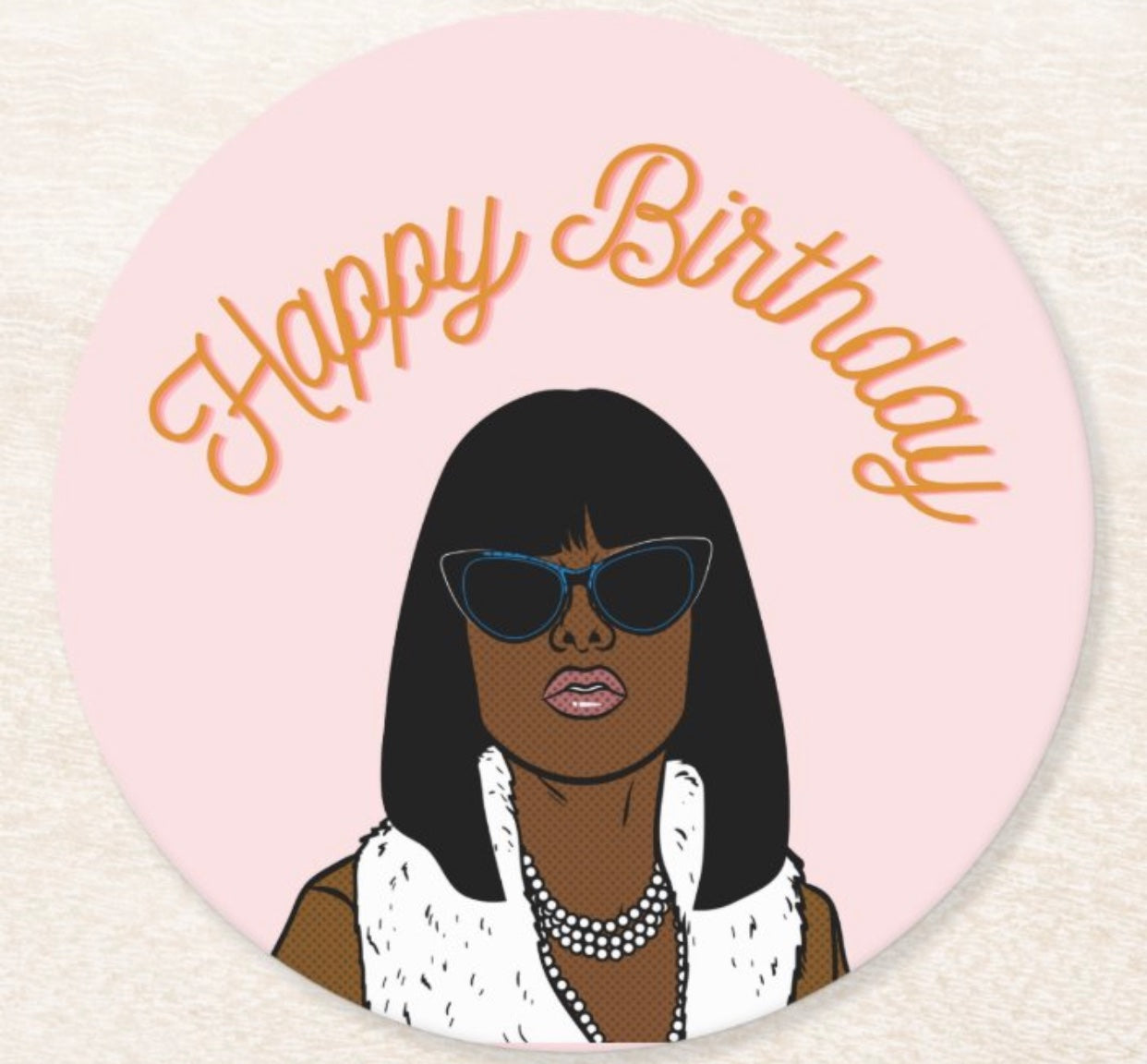 "Happy Birthday" Paper Coasters