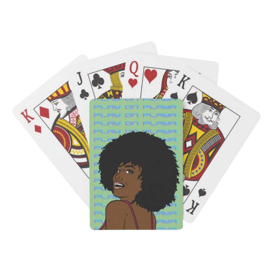 Playa on Playa Playing Card