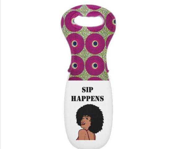 "SIP Happens" Bottle Bag