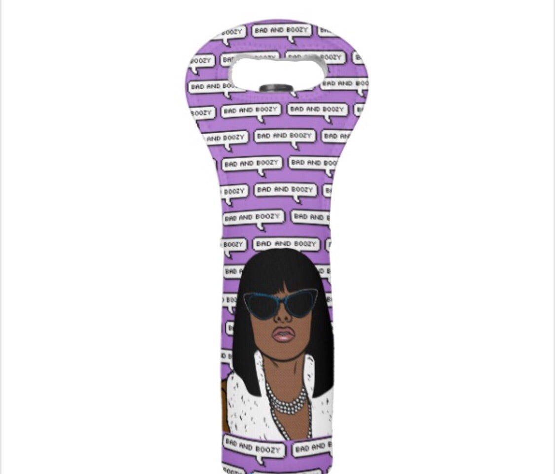 "Bad and Boozy" Bottle Bag