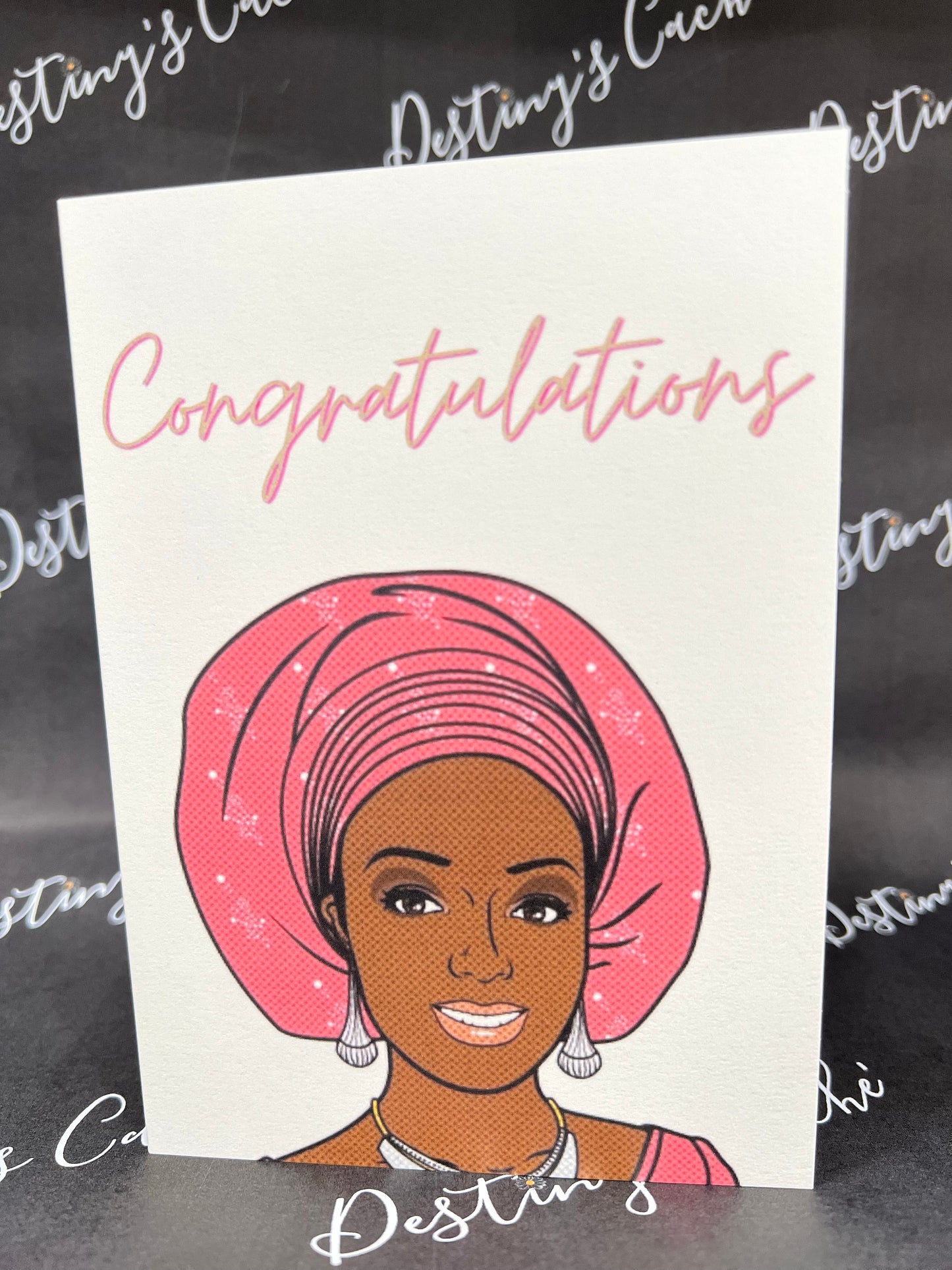 "Congratulations" Gele Greeting Card