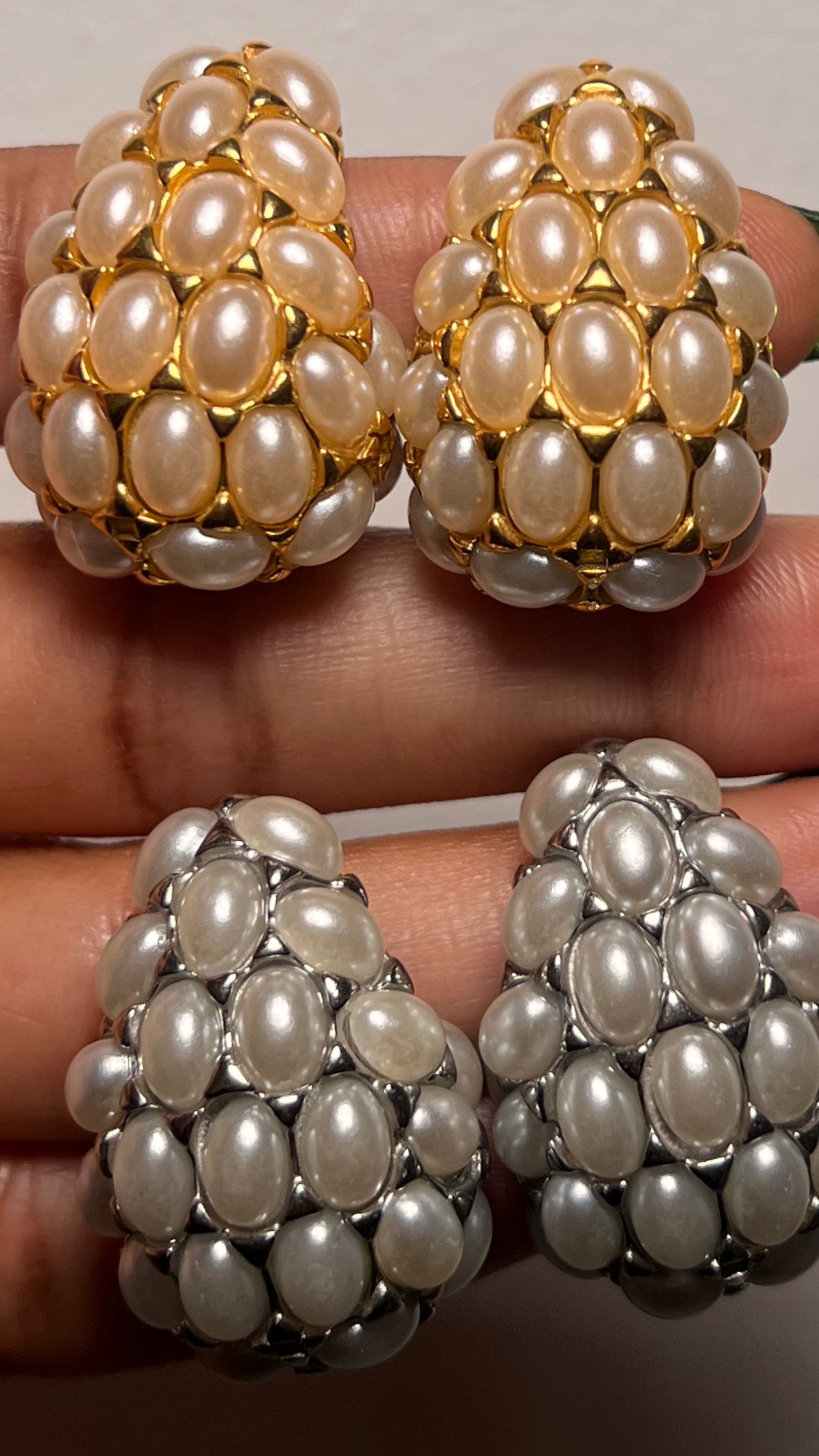 "Pearl Droplets" Earrings