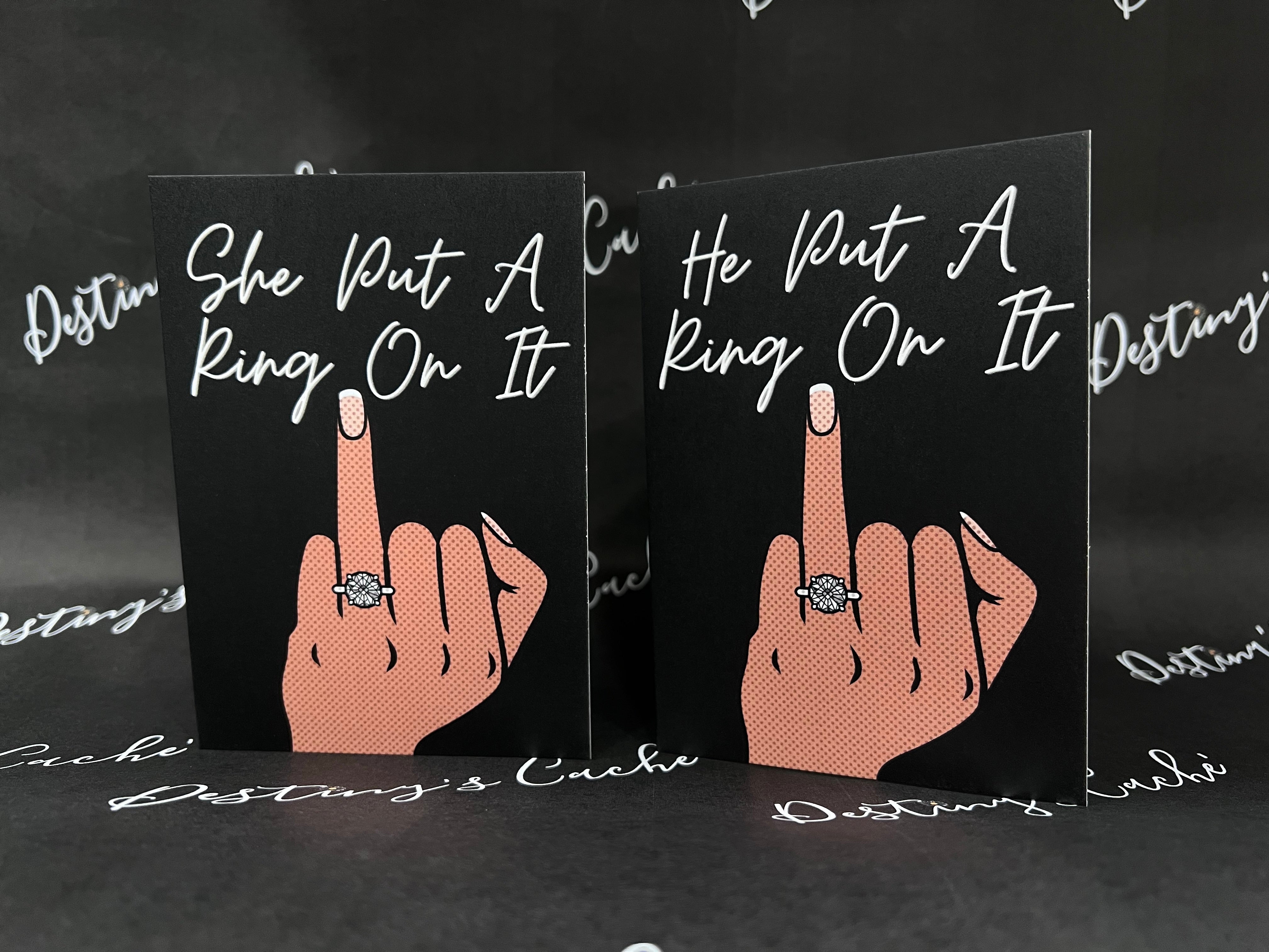 “Put a ring on it” Greeting Cards